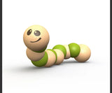 Earthworms - Clutching and Grabbing Toy for Infants!