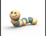 Earthworms - Clutching and Grabbing Toy for Infants!