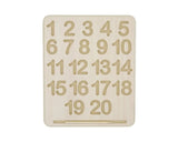 Wooden Alphabet & Numbers Tracing Boards w/ Stylus