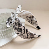 WIDE BOW BOHO PAISLEY HEADBAND HAIR BAND