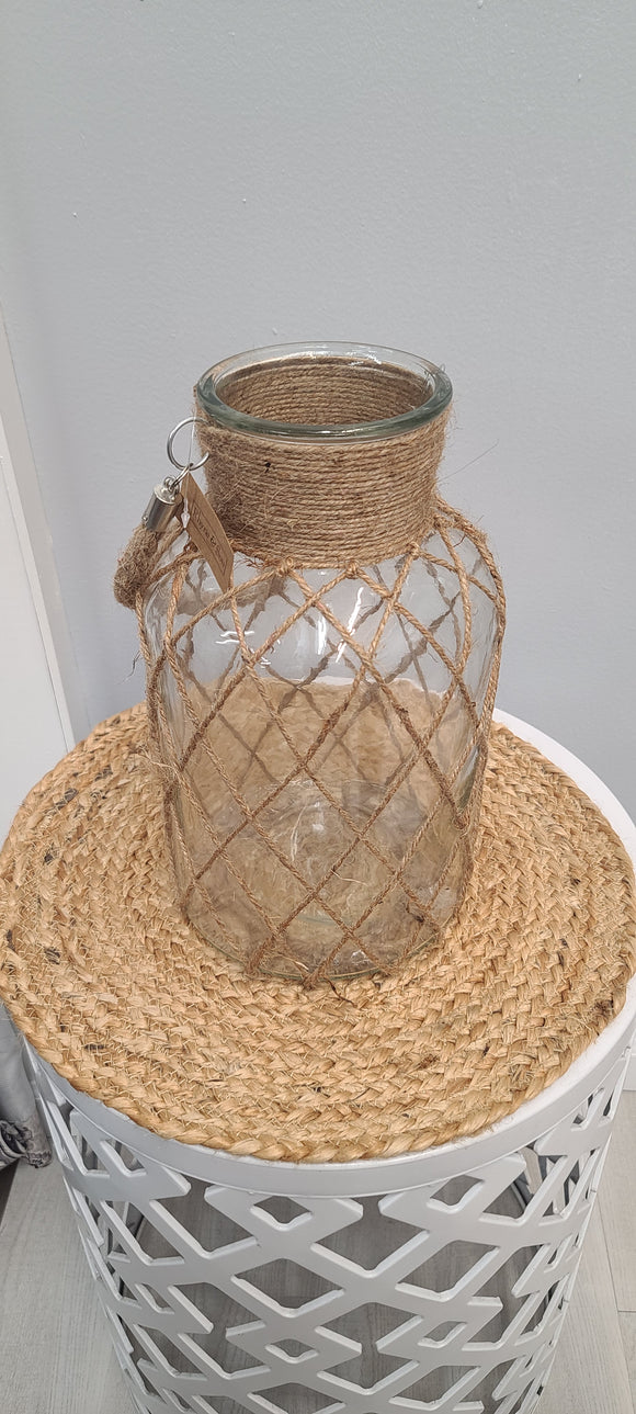 Rope Glass Lantern