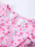 Baby Girls Romper-Spring Floral Print