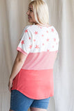 Casual Color Block Tunic