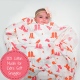 Baby Muslin Swaddle Blanket 47x47