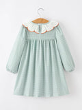 Thanksgiving Pumpkin Embroidery Girls Dress Peter