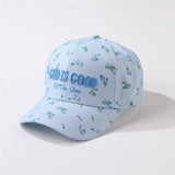 "God Is Good All The Time"  Floral Baseball Cap
