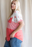Casual Color Block Tunic