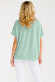 Checker Contrast Pocket Top
