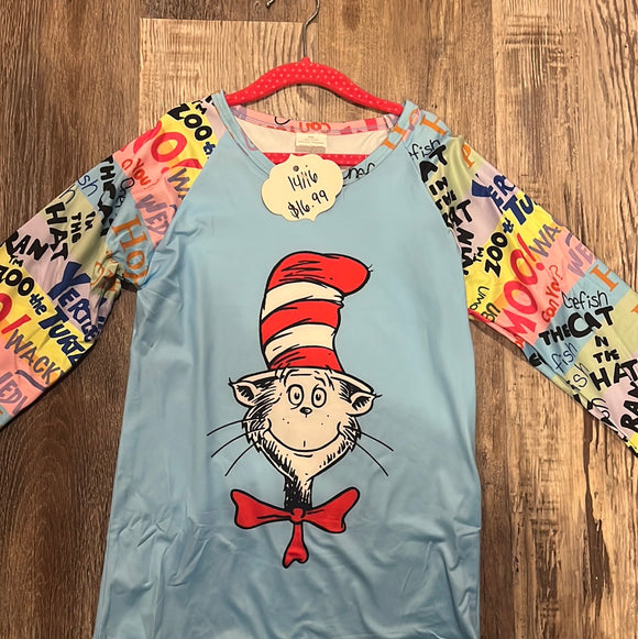 Boys Cat in the Hat long sleeve