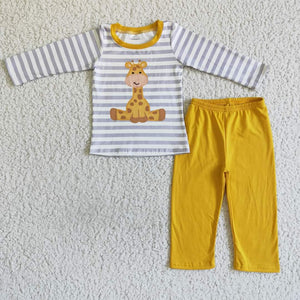 Giraffe Long Sleeve Set