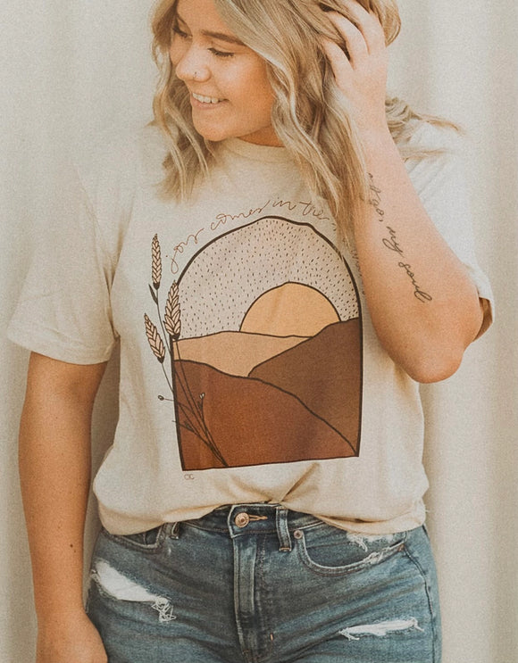 Joy Comes in the Morning Graphic Tee