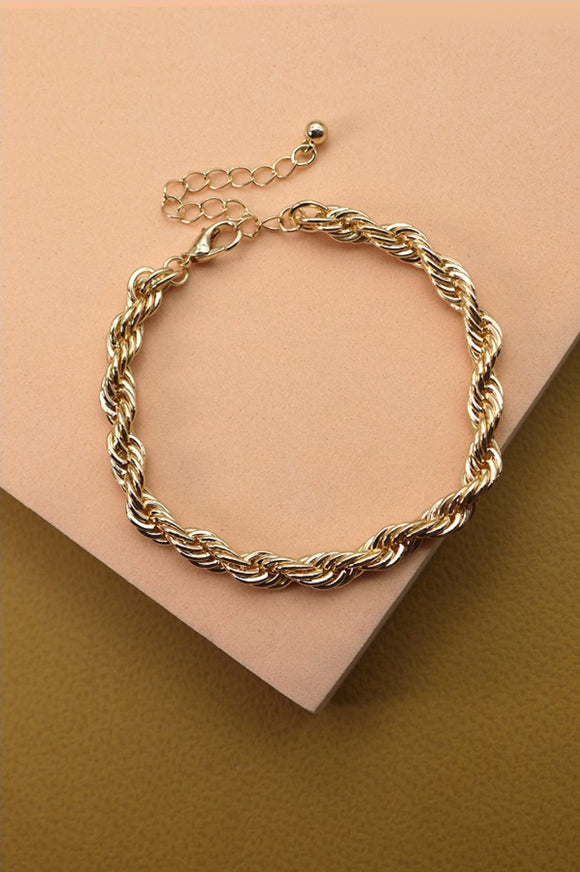 Classic Rope Chain Bracelet