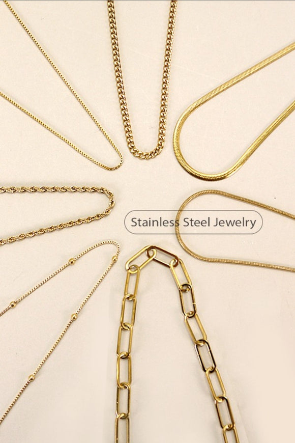 Stainless Steel Waterproof Tarnish Free Necklace