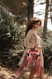 Tonga Ridge Canvas & Hairon Bag in Pink