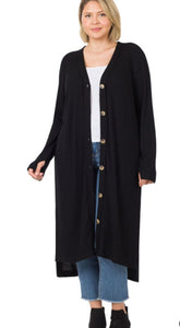 Laney Long Duster Cardigan