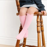 Lace Top Knee High Socks