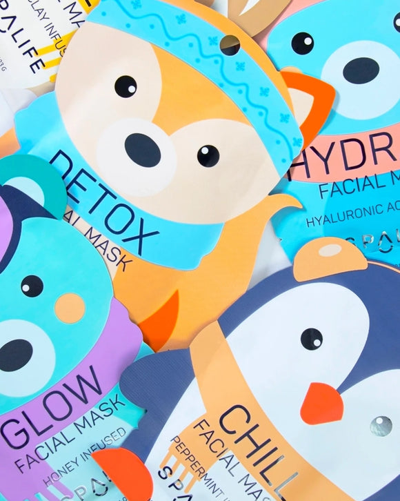 Holiday Snow Buddies Facial Mask