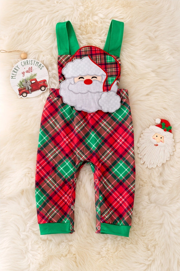 Santa Applique Plaid Jon Jon