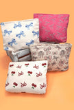 Travel Bow Cosmetic Makeup Pouch Bag
