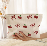 Travel Bow Cosmetic Makeup Pouch Bag