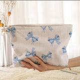 Travel Bow Cosmetic Makeup Pouch Bag