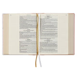 KJV Note-taking Bible Faux Leather HC, Pink Floral Printed