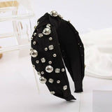 Multi Gold Ball  Rhinestone Knot Headband