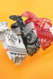 WIDE BOW BOHO PAISLEY HEADBAND HAIR BAND