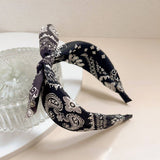 WIDE BOW BOHO PAISLEY HEADBAND HAIR BAND