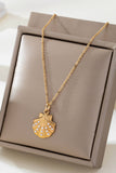 Pearl-Accented Shell Pendant