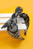WIDE BOW BOHO PAISLEY HEADBAND HAIR BAND