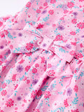 Baby Girls Romper-Spring Floral Print