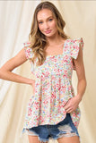 Ava Floral Tunic Top