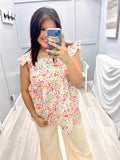 Ava Floral Tunic Top