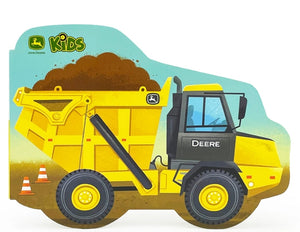 John Deere Kids How Dump Trucks Work Shaped Board Book
