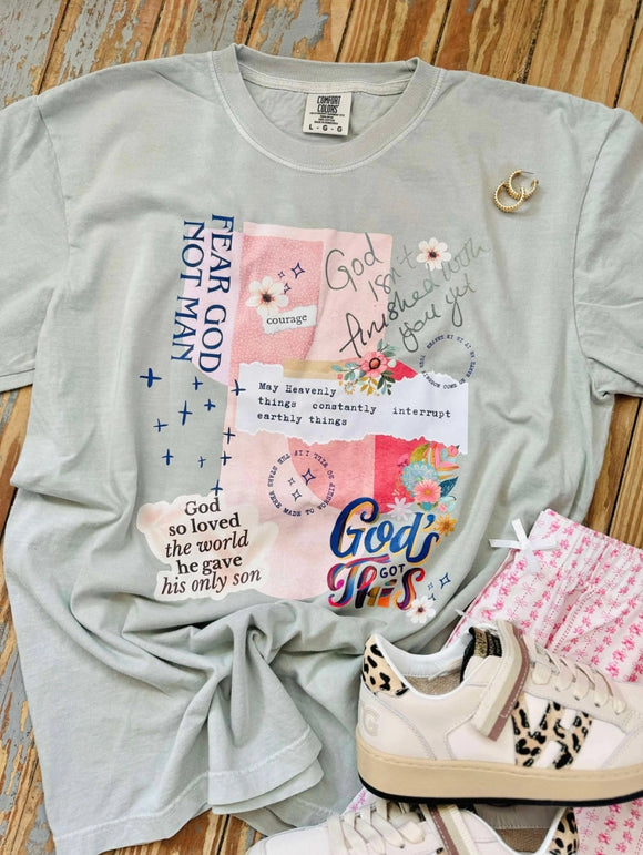 Inspirational Faith Thing's Collage Tee