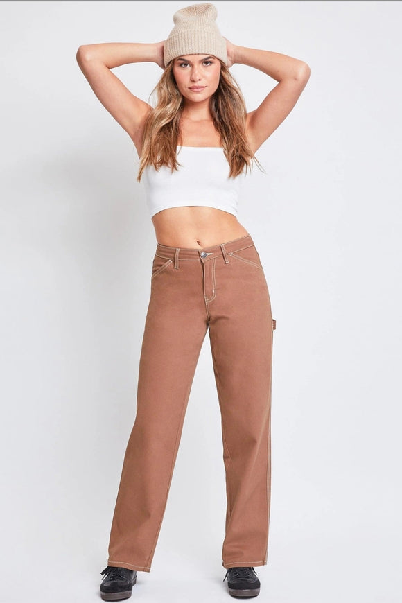 Lexi High Rise Carpenter Straight Leg Pants