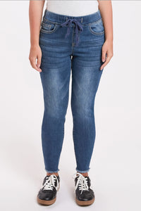 Perry Petite High Rise Denim Ankle Jogger