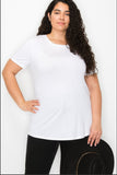 Basic Solid Short Sleeve Top