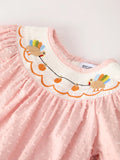 Turkey Pumpkin Smock Baby Romper
