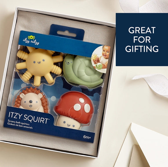 Itzy Squirt™ 4-pack of Soft Bath Toys