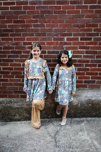 Folksy Floral Dress
