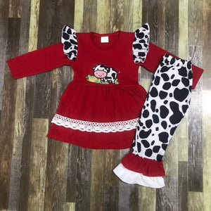 Cow Pumpkin Patch Set