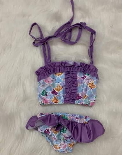 Mermaid Purple Bathing Suit