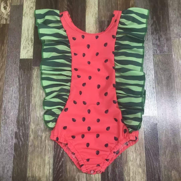 Watermelon Slice One Piece Bathing Suit