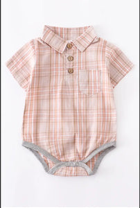 Collared Button Down Rompers