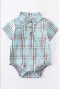 Collared Button Down Rompers