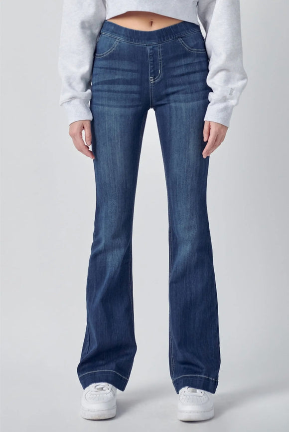 Victor Pull on Flare Jeans 33
