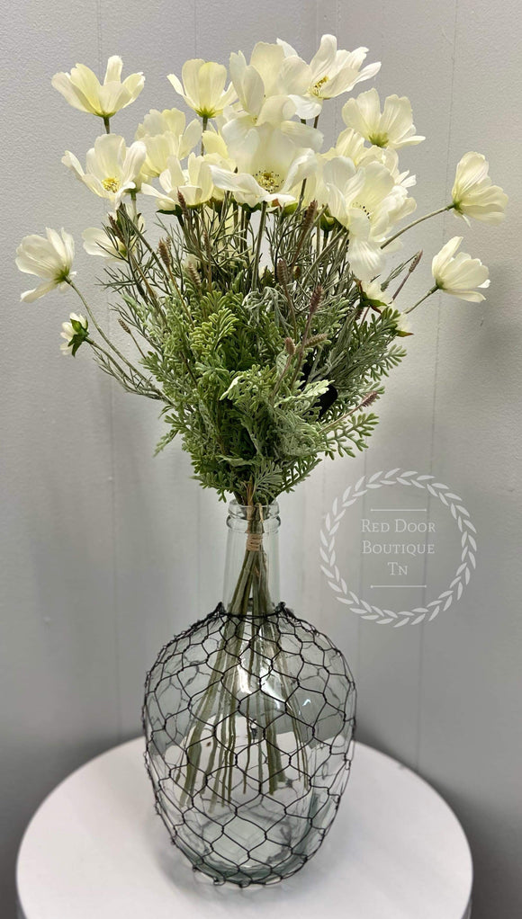 White Flower Plant Decor