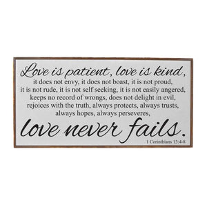 Love Is Patient, Love is Kind